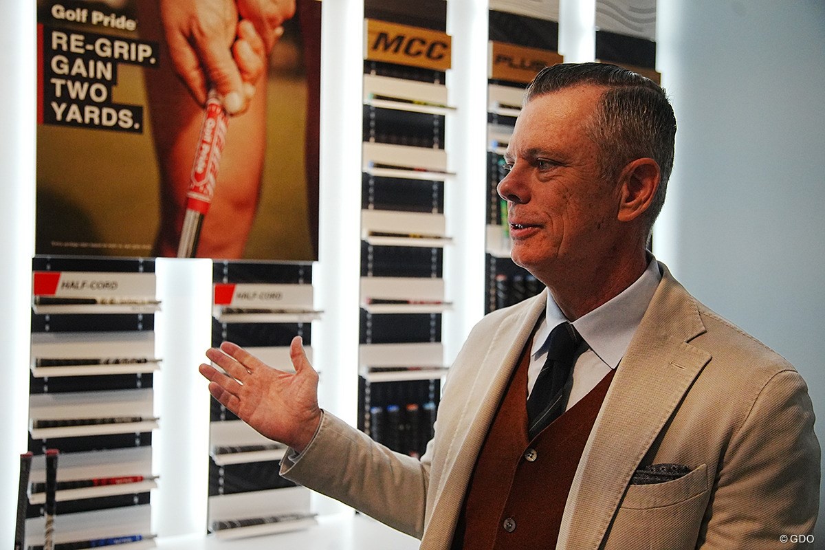 「たがが握り、されどの…」世界NO.1の“グリップ屋さん”に潜入取材 人気の理由は？／大人の社会科見学 in U.S.A.「GOLF PRIDE」 「フィッティングをしてグリップを選んで欲しい」とレドフォード氏