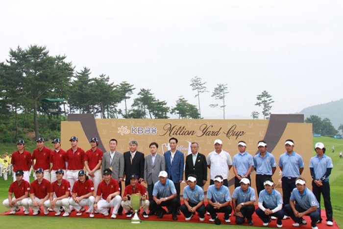 両国代表の選手がプライドをかけて戦った3日間が閉幕 2011年 韓日プロゴルフ対抗戦 ミリオンヤードカップ 最終日 両国代表の選手