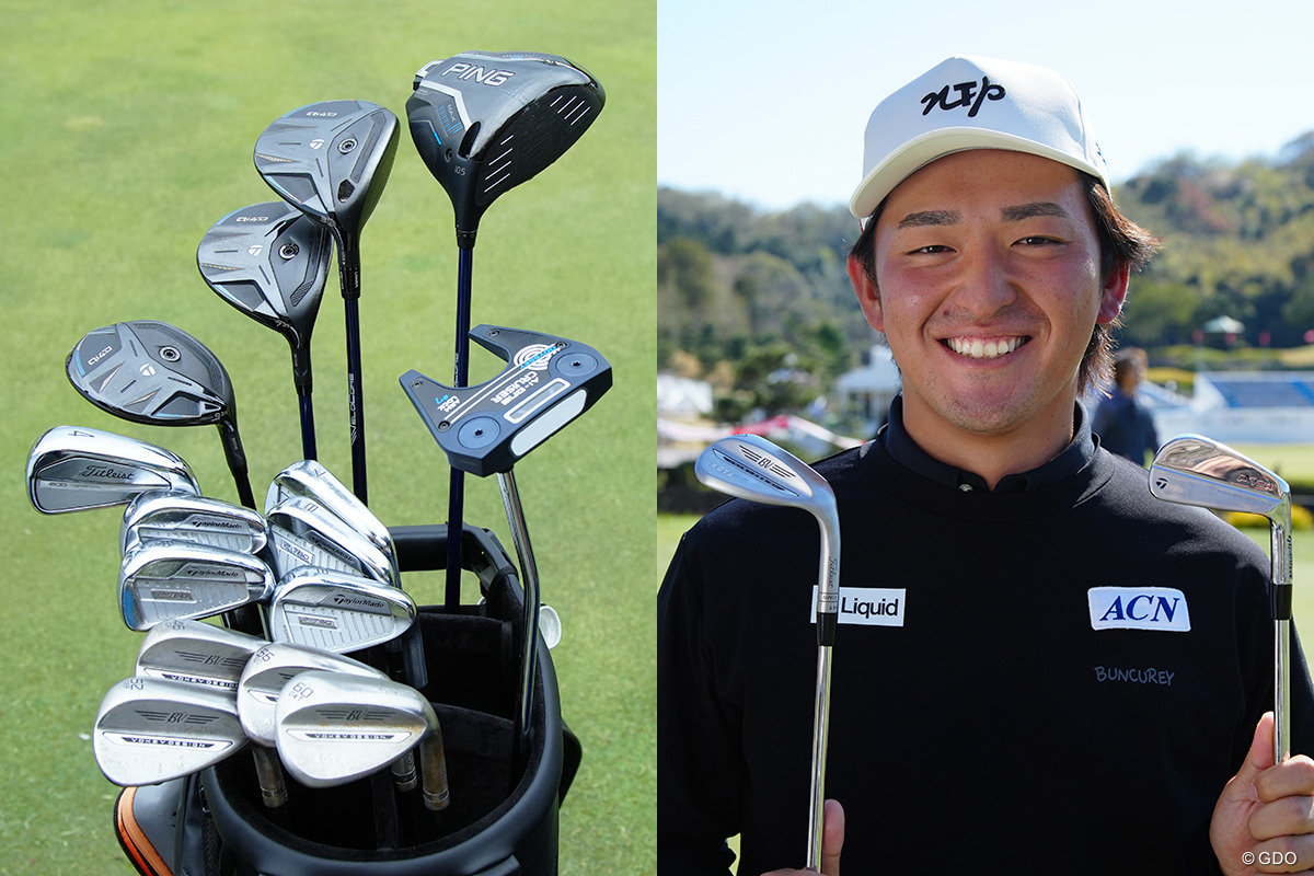 金子駆大の最新14本は欧州用にアップデート 低い真っすぐが打てる「G440 MAX」に「SM11」56度をM→Dへ