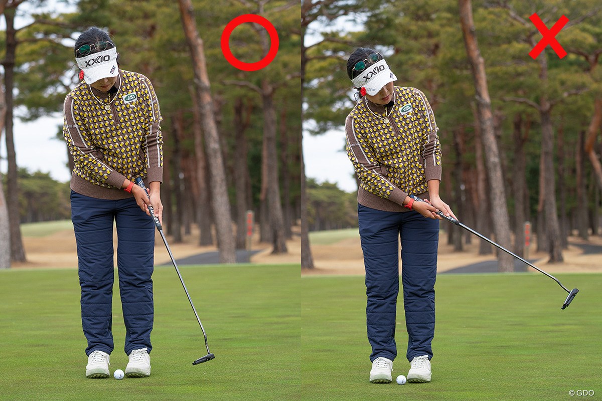 ビビビビー！クラブ挙動が安定する左手人差し指の“レーザービーム”【青木瀬令奈のThe Putting World#8】