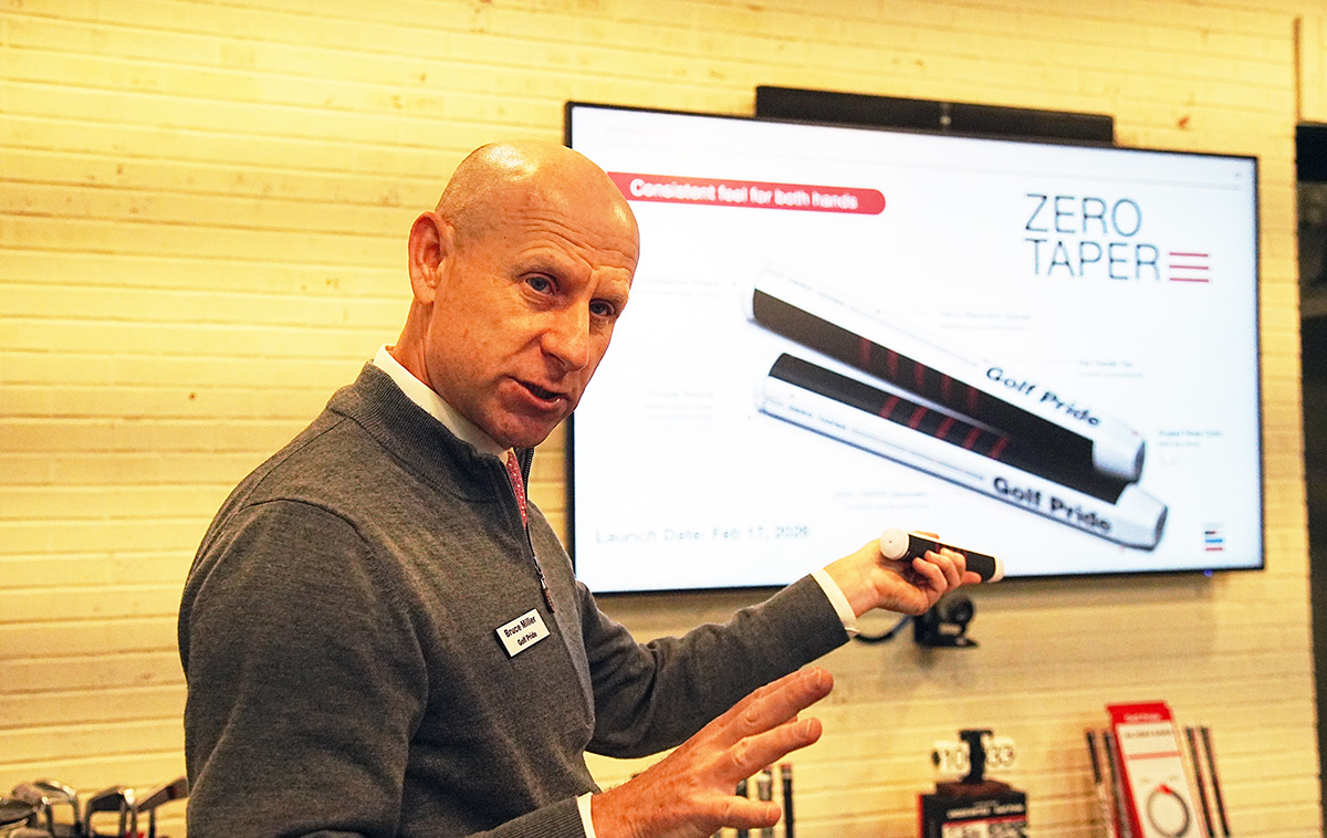 「ゼロテーパー」はいかにして生まれたのか。解説してくれたのは開発責任者のブルース・ミラー氏