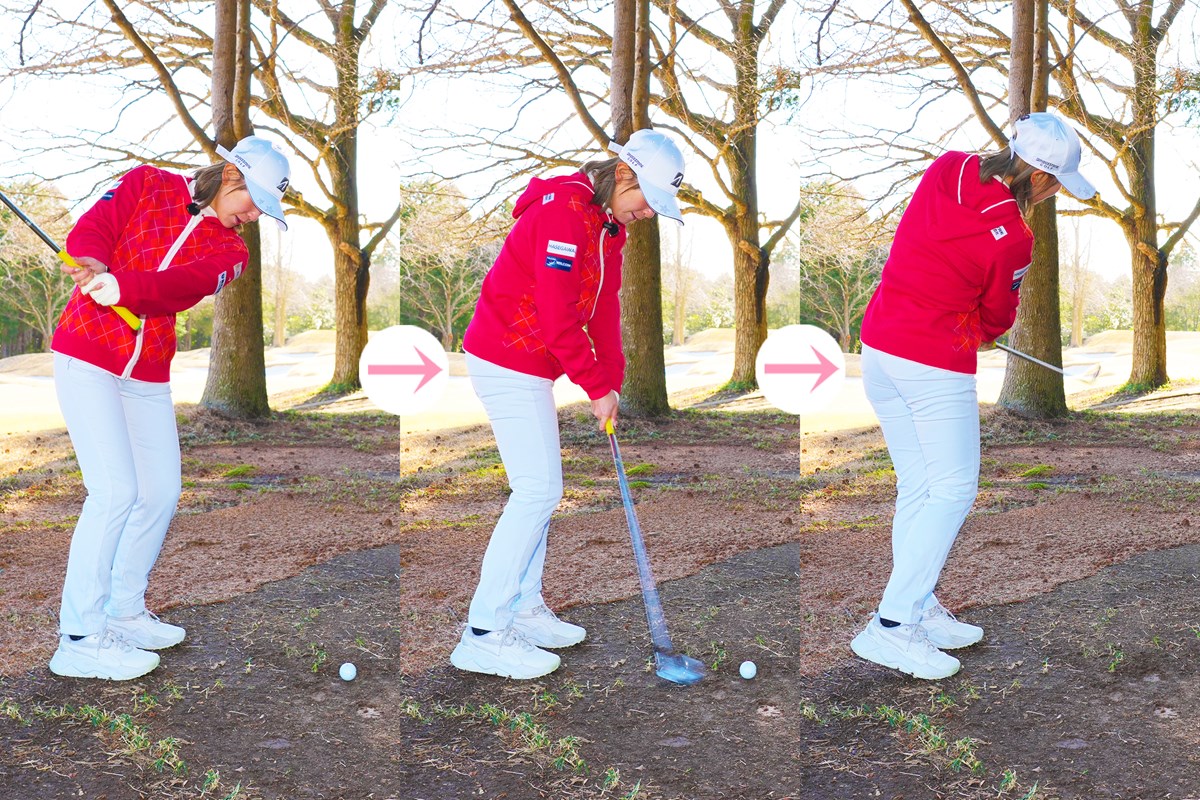 林の中のベアグラウンドから枝に当てない！ダフらない！ トラブルショットの最適解 平塚新夢