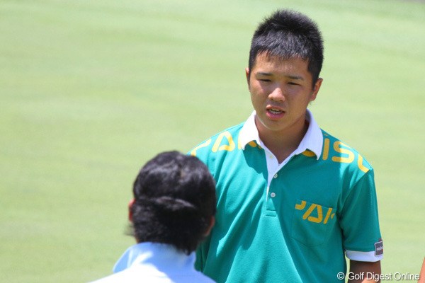 2011年 日本アマチュアゴルフ選手権競技 初日 伊藤誠道 16歳とは思えぬ貫禄。43位タイと出遅れた伊藤誠道が2日目に巻き返しを狙う