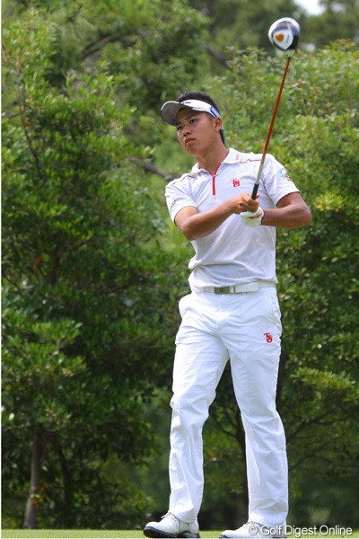 2011年 日本アマチュアゴルフ選手権競技 初日 松山英樹 体重が増えて飛距離は伸びたが「安定感が・・・」という松山英樹