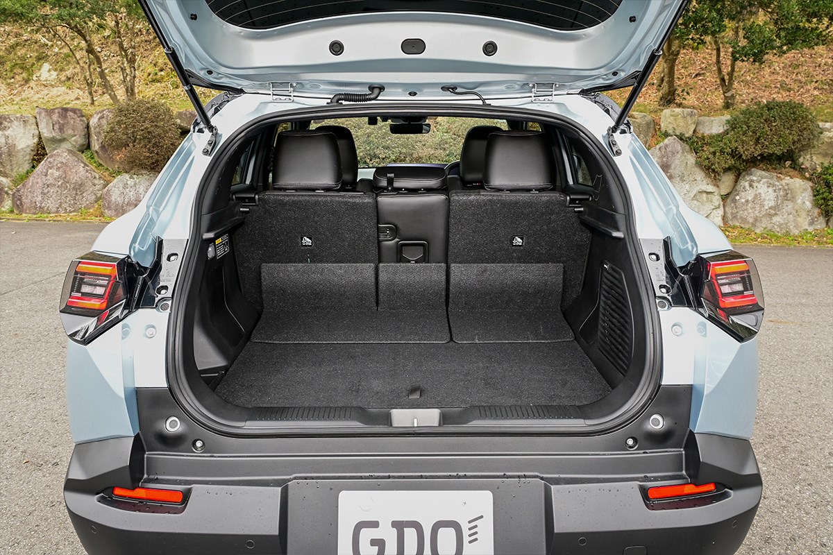 クルマはゴルフギアである 後席使用時の荷室