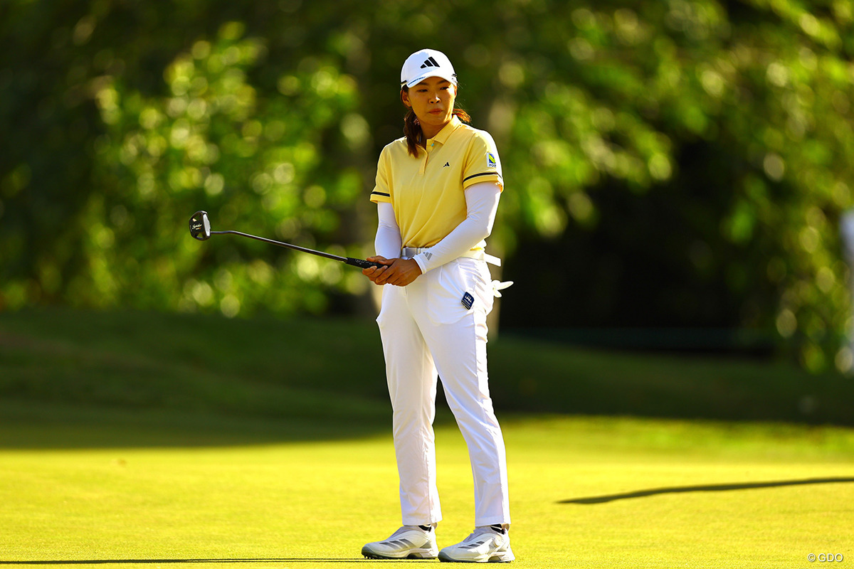 初日は午後組に入った渋野日向子 2026年 JMイーグルLA選手権 初日 渋野日向子