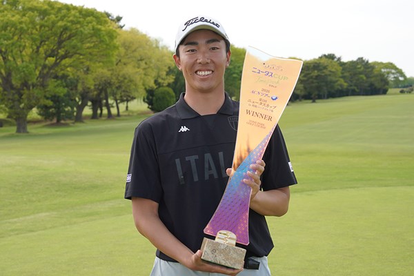 3年ぶりに下部ツアーを制した杉原大河 ※提供：JGTO