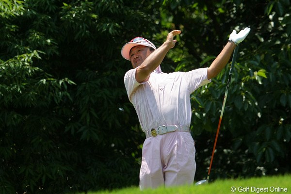 2011年 トータルエネルギーCUP PGAフィランスロピーシニアトーナメント 初日 倉本昌弘