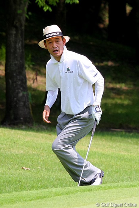 レギュラーツアーでお馴染みだった金鍾徳も、今年からシニアツアーに参戦 2011年 トータルエネルギーCUP PGAフィランスロピーシニアトーナメント 初日 金鍾徳