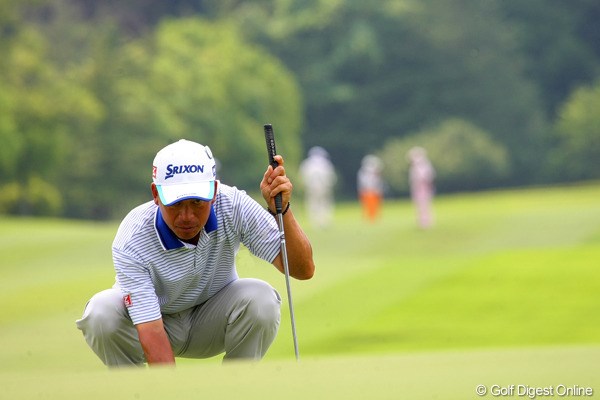 2011年 トータルエネルギーCUP PGAフィランスロピーシニアトーナメント 初日 植田浩史