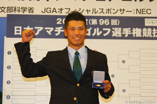 松山英樹、念願の日本アマでメダリスト獲得