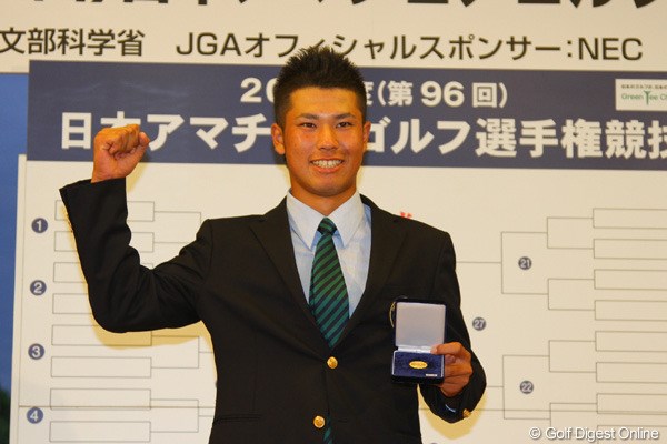 2011年 日本アマチュア選手権競技 2日目 松山英樹 念願のメダリストとなった松山英樹、3日後には優勝杯も掴むか！？