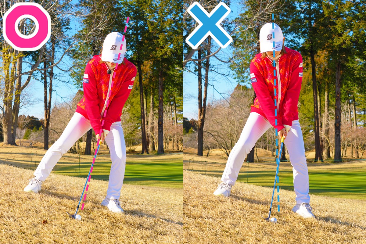 「また奥から…」左足下がり“最難関アプローチ”で寄せきる方法 平塚新夢