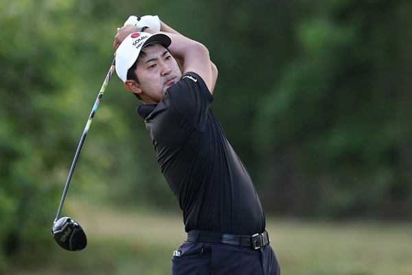 久常涼と組んだ前年大会に続き決勝ラウンドに進んだ金谷拓実 (Stacy Revere/Getty Images)