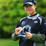【速報】岡山絵里が8連続バーディ 小祝さくららに並ぶツアー記録タイ