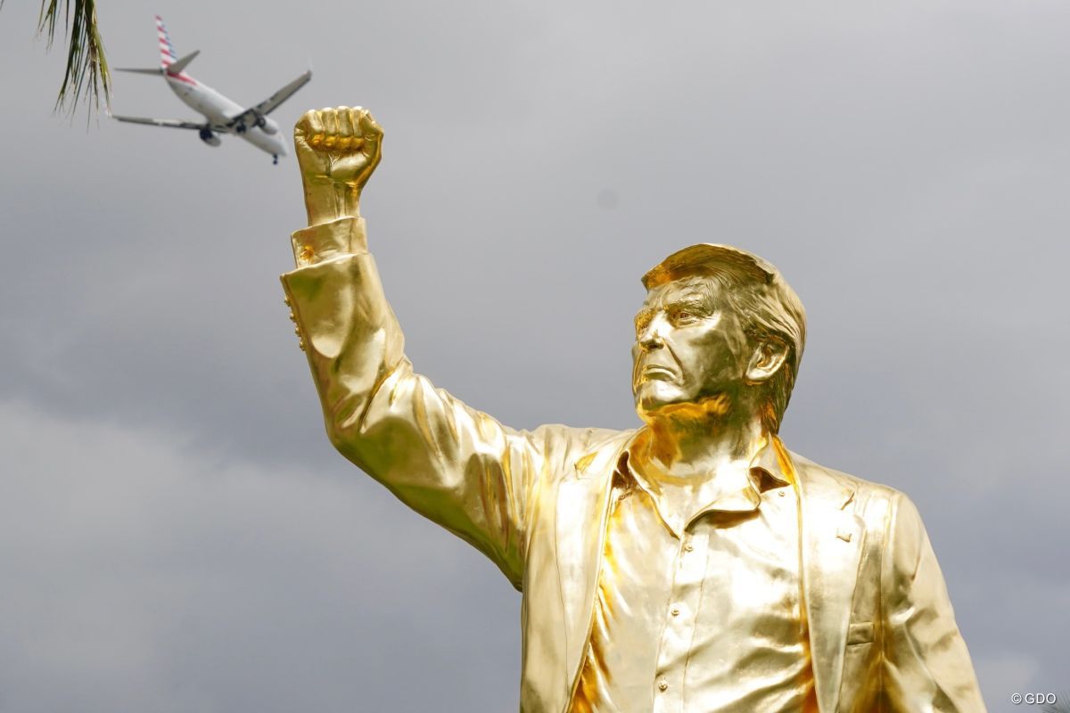 今週の舞台はトランプ大統領の所有するコース 2026年 キャデラック選手権 初日 ドナルド・トランプ