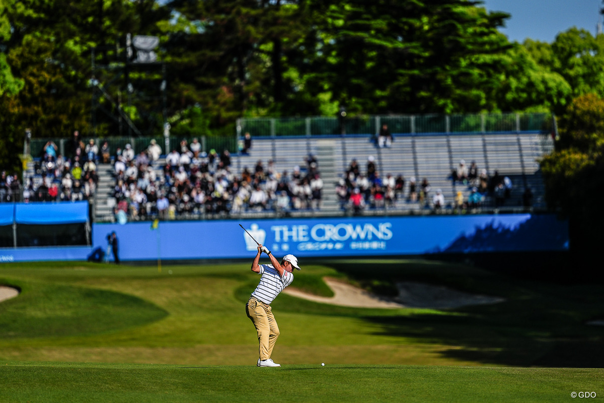 Hole18 435yards par4 2nd shot 2026年 中日クラウンズ 3日目 杉浦悠太