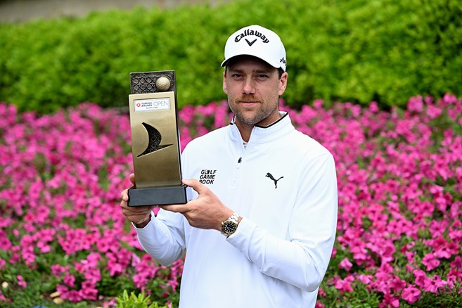 金子駆大がフィールドベスト「67」で欧州初トップ10 33歳の苦労人が初優勝