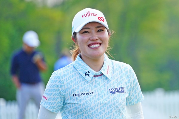 古江彩佳は冠スポンサー「みずほ」のアンバサダーを務める