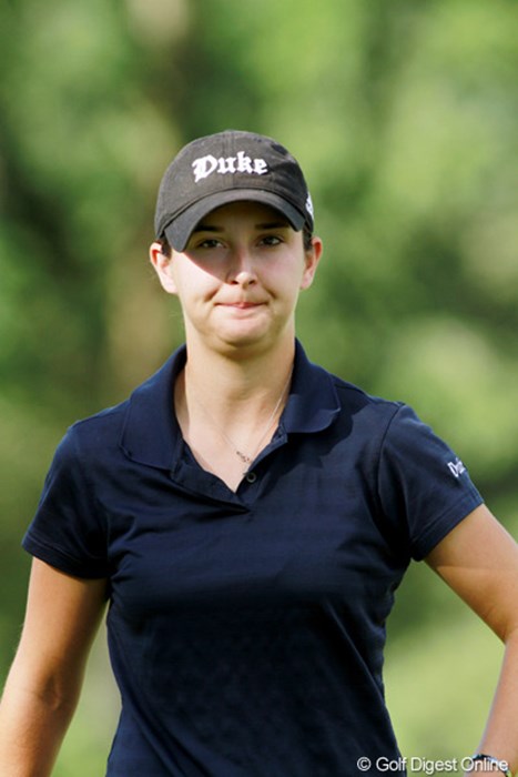 フロリダ州出身の20歳。デューク大学ゴルフ部。＋6で見事予選通過 2011年 全米女子オープン 3日目 リンディ・ダンカン