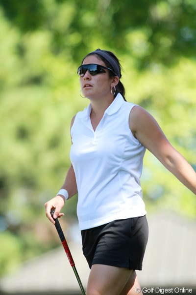 2011年 全米女子オープン 3日目 レイチェル・ロハナ ペンシルベニア州出身の20歳。J.二クラスを輩出したオハイオステート大学ゴルフ部。アマチュアながらすでにベテランの風格がある