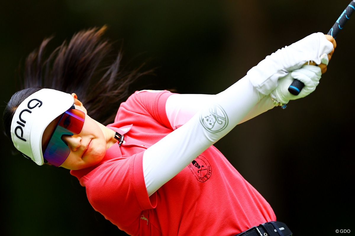 髪をなびかせて 2026年 ワールドレディスチャンピオンシップサロンパスカップ 初日 松原柊亜