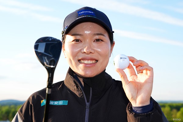 初投入したUTで米ツアー初のホールインワンを決めた勝みなみ