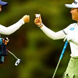 ステップ賞金女王・大久保柚季が自身初の首位ターン 昨年覇者の申ジエ「81」で予選落ち