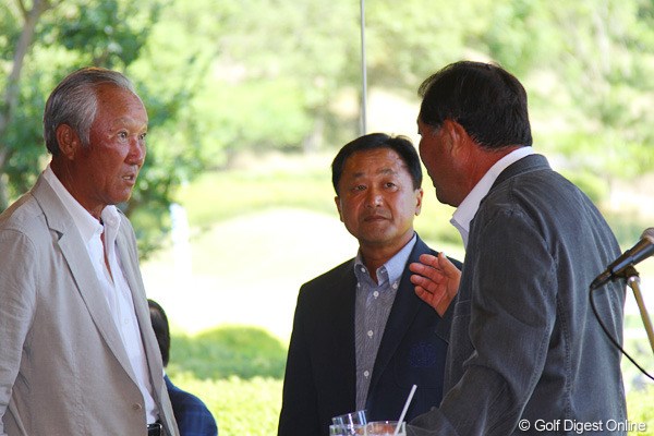 2011年 東日本大震災復興支援 PGAチャリティプロアマゴルフ大会 青木功、中嶋常幸、倉本昌弘