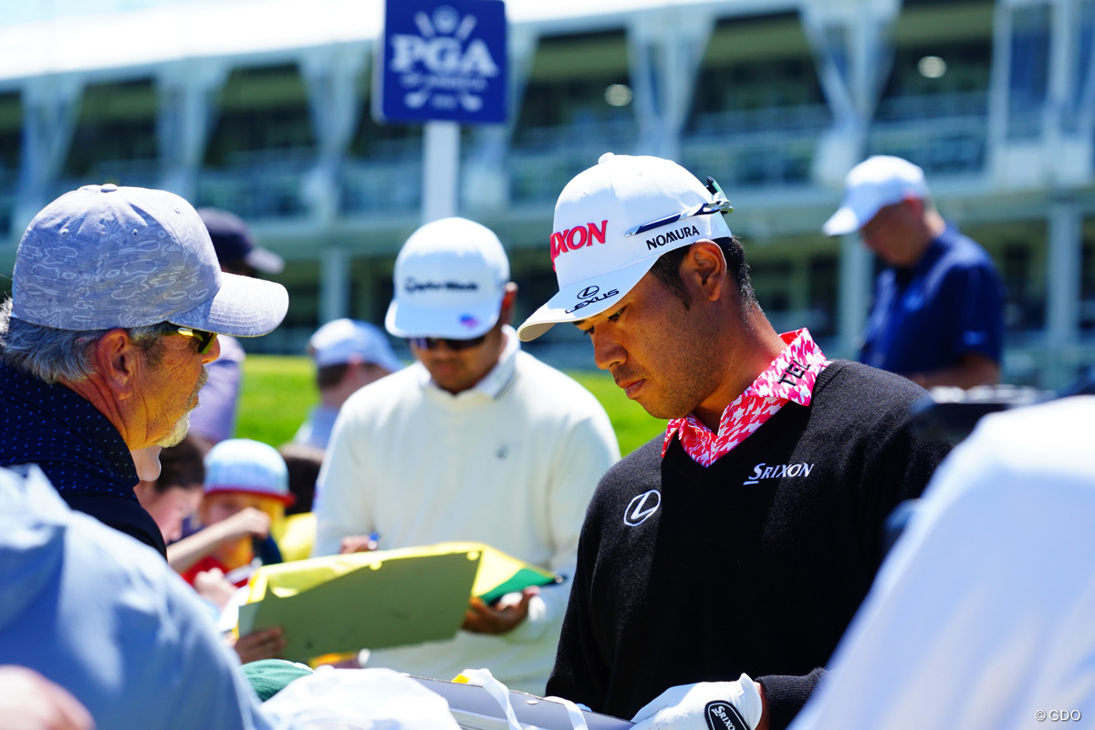 ファンサービスも 2026年 全米プロゴルフ選手権 事前 松山英樹