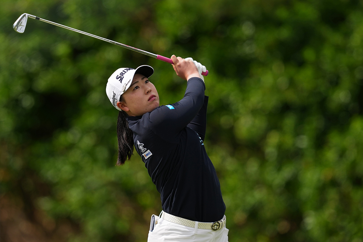 竹田麗央はコルダ、ティティクルと並ぶ3打差5位に後退 原英莉花16位 渋野日向子25位で週末へ