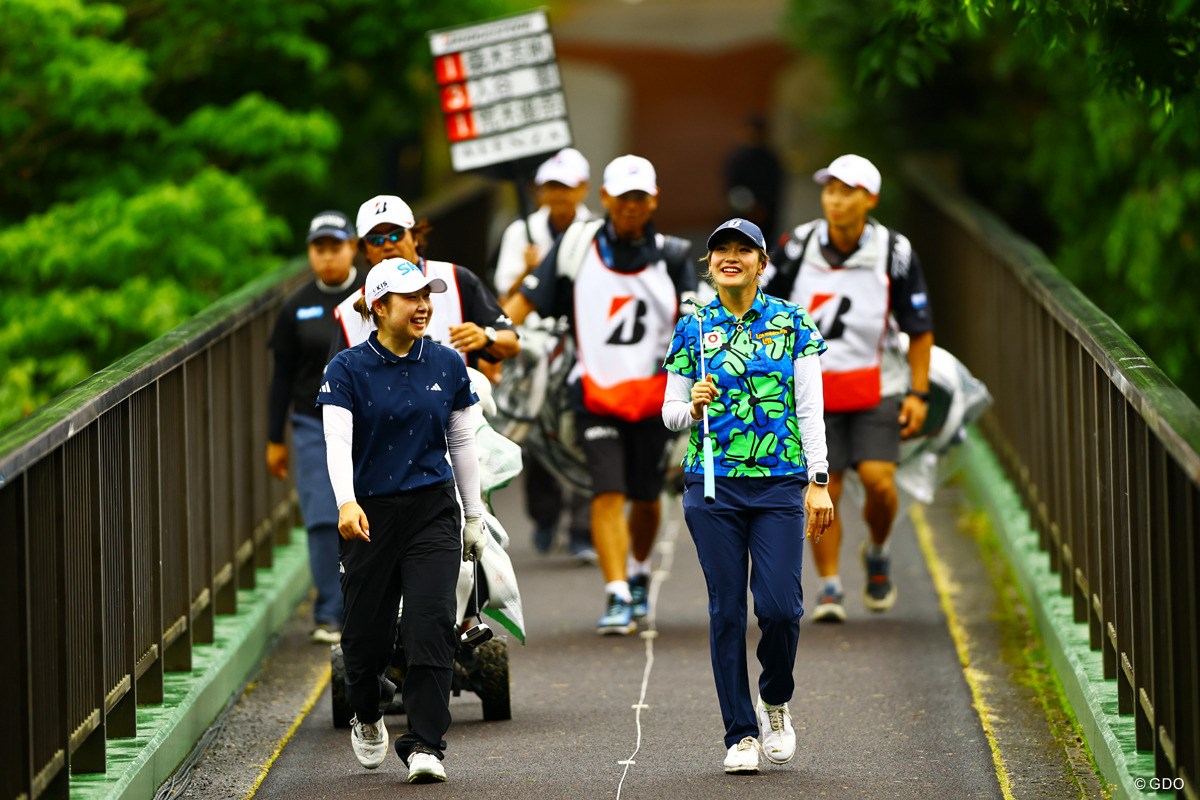 2026年 ブリヂストンレディスオープン 初日 荒木優奈 桑木志帆