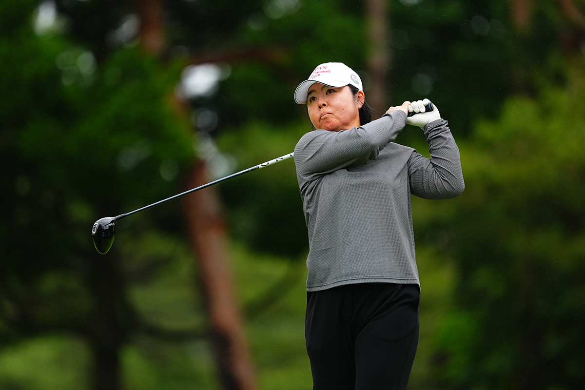 3位に終わった不動裕理（日本ゴルフ協会提供） 不動裕理