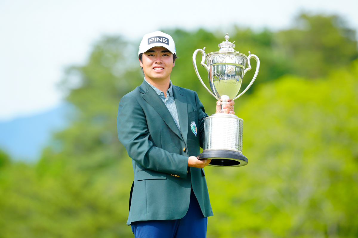 「羽川さんに『早く勝って』と言われていて」細野勇策が35年ぶり日本人レフティV 国内メジャーでツアー初優勝