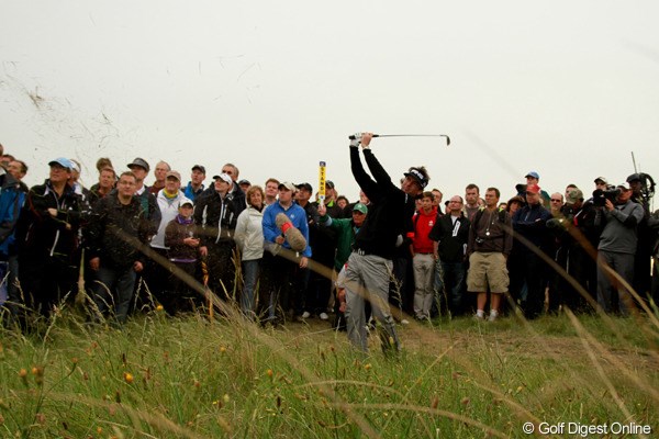 2011年 全英オープン 初日 バッバ・ワトソン リンクスでもパワフルなゴルフを魅せます。-1（18位タイ）