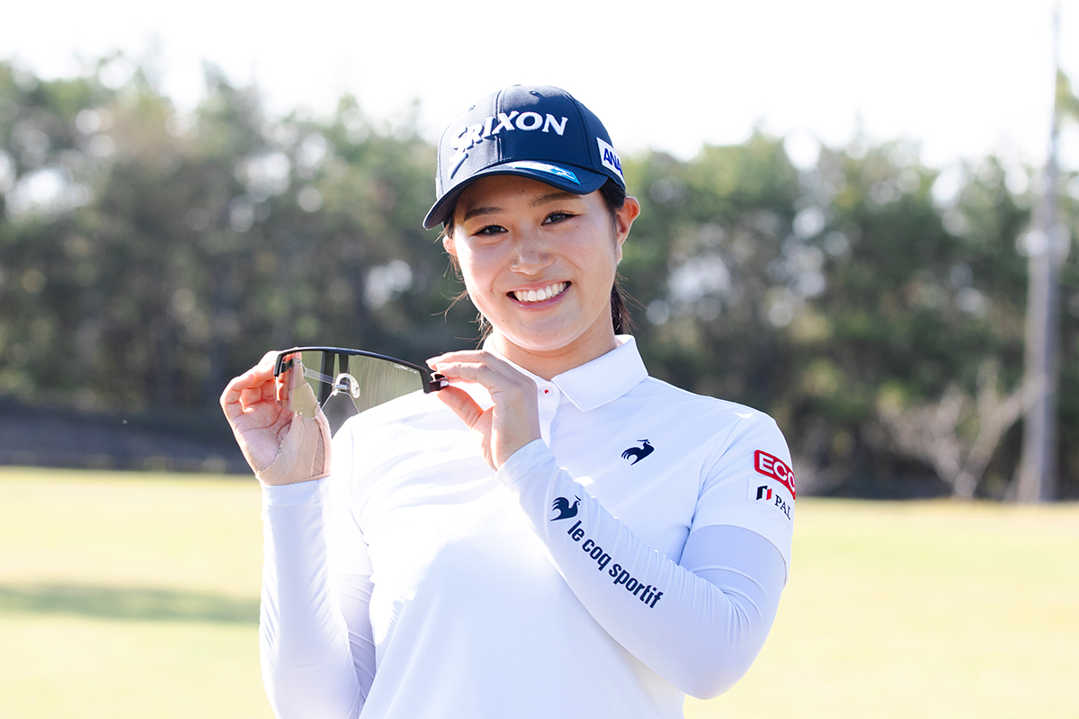 サングラスブランドのSWANSと契約した中村心（提供：山本光学） 2026年 中村心
