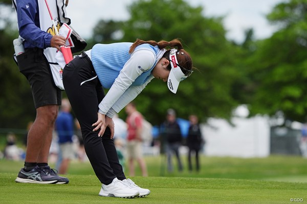2026年 ショップライトLPGA 2日目 西村優菜 2オン3パットでダブルボギーを喫した7番が悔しい