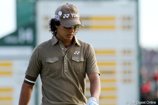 遼、“ワーストタイ”の80と大崩れ 今季メジャー初の予選落ち