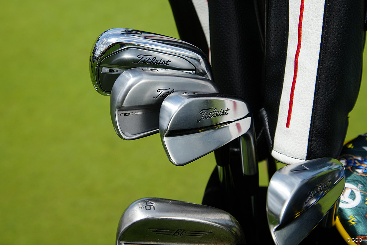 TitleistMB718アイアンセット6本　 ジャスティン・トーマスモデル名器 GTS2にミニドラGTS300も投入 トーマスの最新クラブ 【PGAツアー 米国