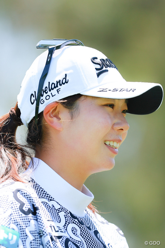 インタビューで抱負を語る 2026年 全米女子オープン presented by アライ 事前 菅楓華