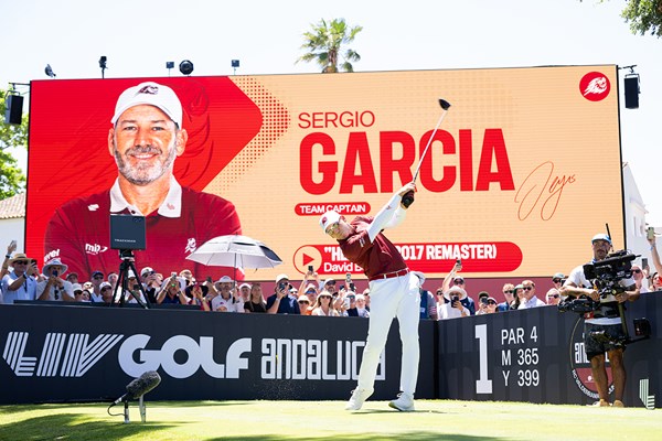 セルヒオ・ガルシアが母国の好相性コースで2打差4位につけた(Charles Laberge／LIV Golf)