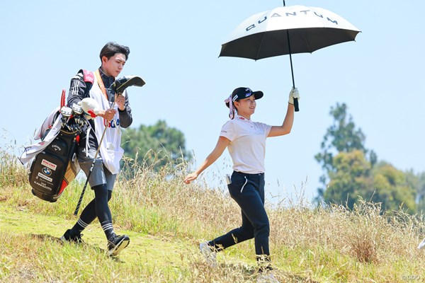 2026年 全米女子オープン presented by アライ 初日 河本結 るんるん