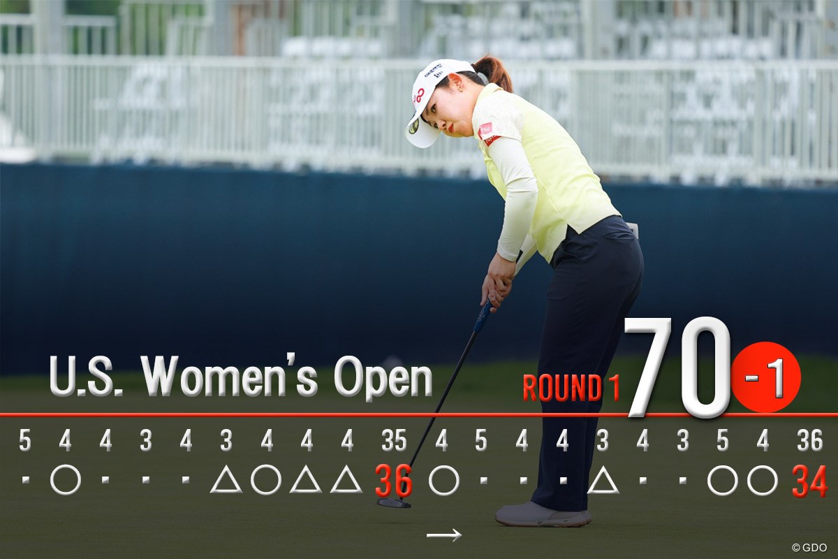 2026年 全米女子オープン presented by アライ 初日 古江彩佳
