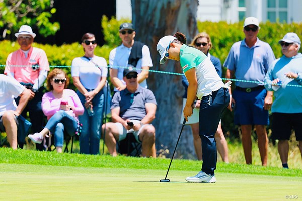 2026年 全米女子オープン presented by アライ 最終日 畑岡奈紗 畑岡奈紗は勝負の後半にボギーが重なった
