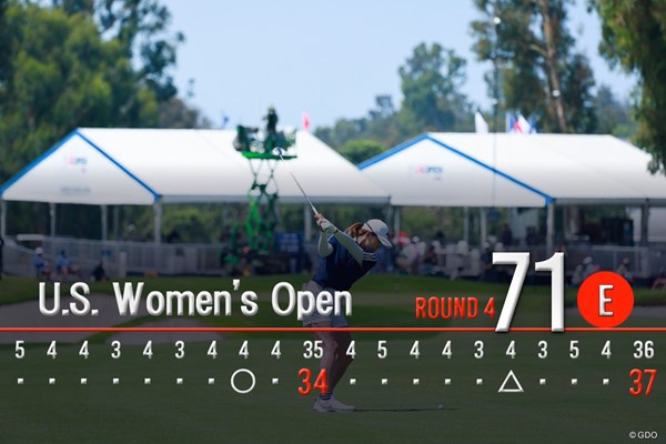 2026年 全米女子オープン presented by アライ 最終日 渋野日向子 スイングでは特にインパクトゾーンを意識してきた