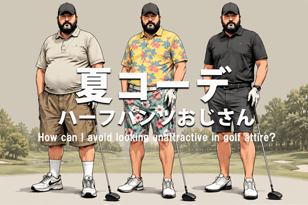 ハーフパンツおじさん」論争 ゴルフウェアでキモくならない術は