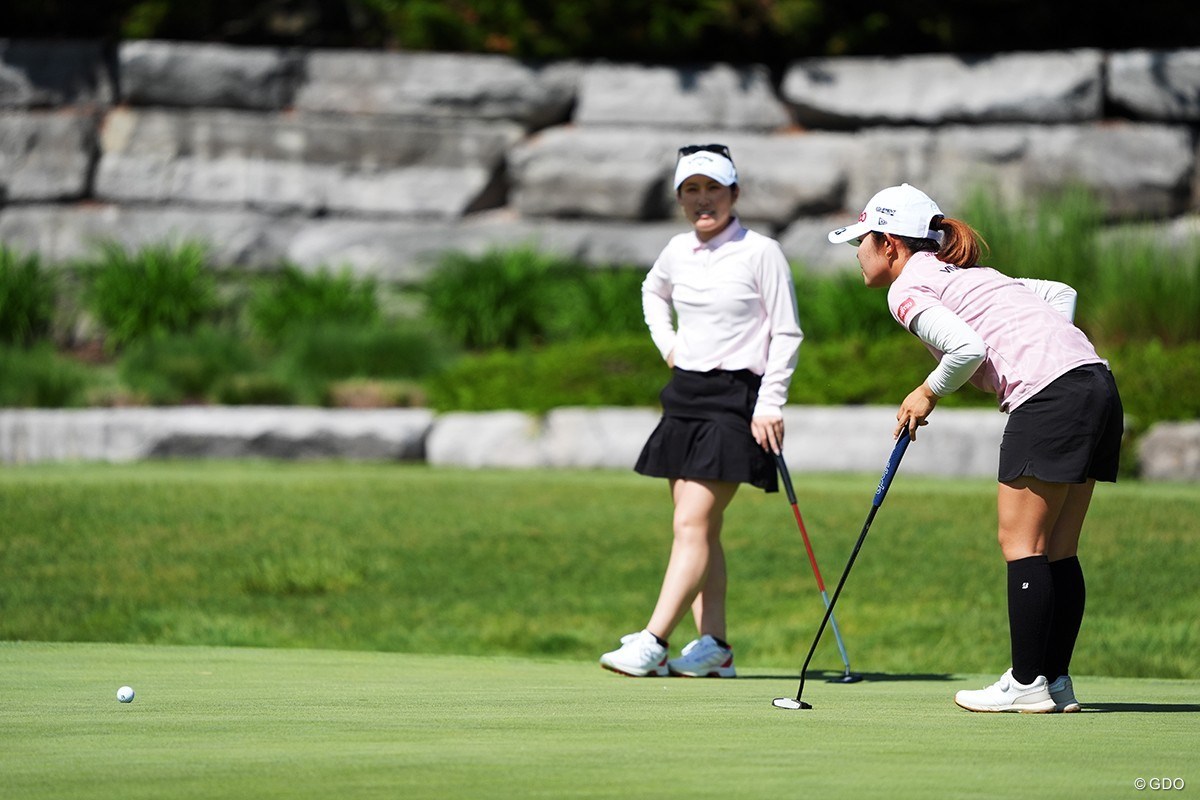 2026年 ダウ選手権 2日目 古江彩佳 西村優菜