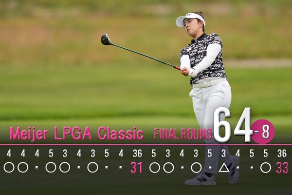 山下美夢有 ショットの精度が帰って来た（Amy Lemus/NurPhoto via Getty Images）