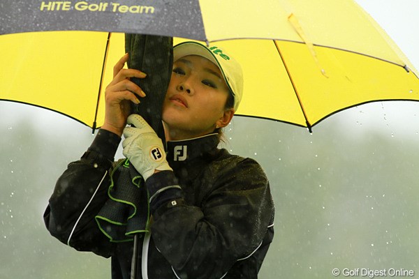 2011年 エビアンマスターズ 初日 雨