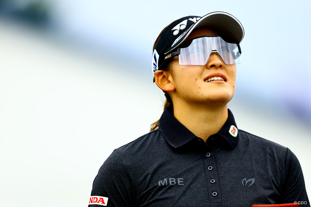 光るサングラス 2026年 KPMG全米女子プロゴルフ選手権 事前 岩井千怜